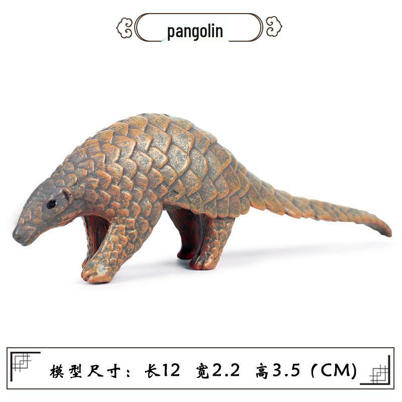 Wildlife Simulation Model: Tiger, Lion, Panda, Elephant, Rhinoceros, Kangaroo, Leopard, Horse, Sheep Toy Set