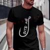 Bite Me Graphic Moto Men's Fashionable T-Shirt Summer Short Sleeve Exquisite Design Essential T