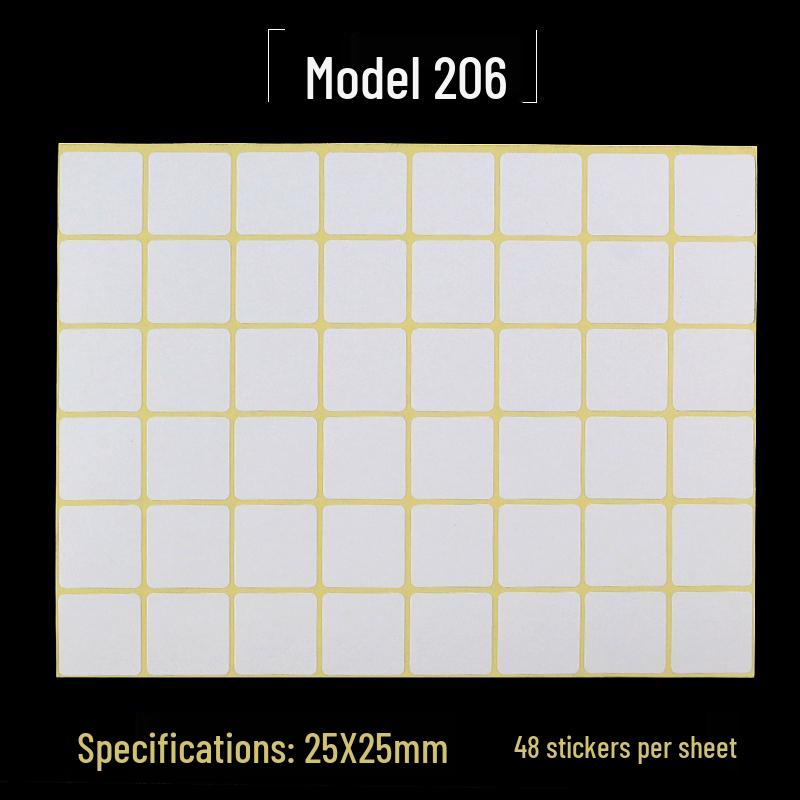 Adhesive Memo and Name Sticker Labels