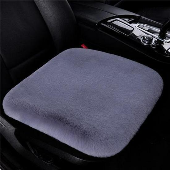 Bispeed T5 SUV Winter Car Seat Cushion - Thick Plush, No-Tie Design 1 Single Seat
