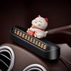 Digalun Lucky Cat Temporary Parking Number Plate