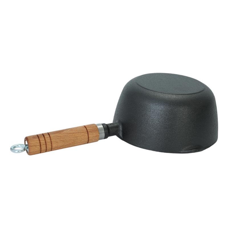 Gusseisen Antihaft Milch- & Babytopf - Ideal zum Erhitzen von Milch, Kochen von Nudeln, Schmoren von Suppe, Frittieren & mehr. Japanisches Design.