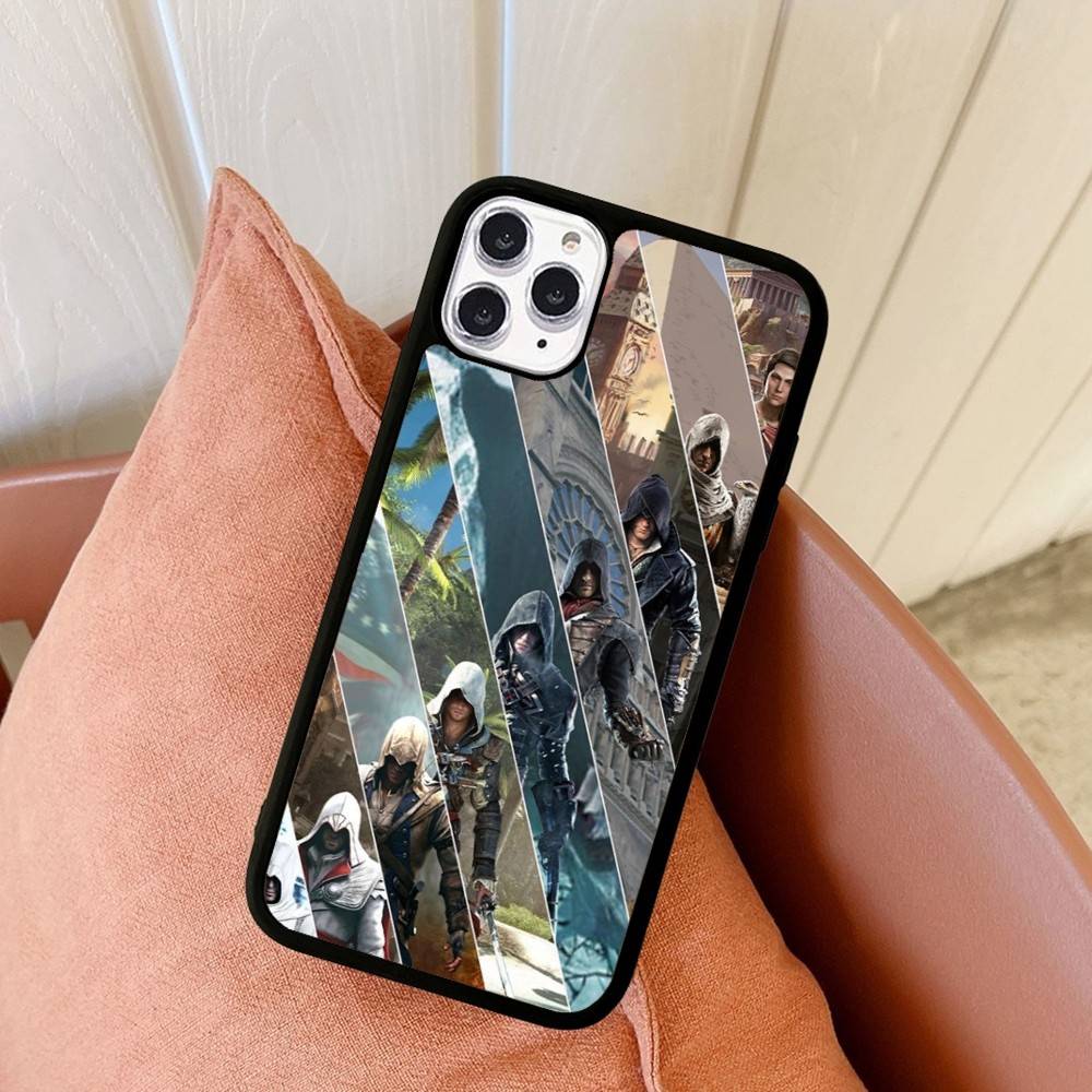 Game A-Assassins C-Creed For IPhone 11 12 13 14 15 16 17 Pro Max Plus TPU+PC Shockproof Back Phone Cases