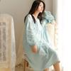 Pure Cotton Princess Style Pajamas for Women Spring and Autumn Long-sleeved Nightgown Girls New Loose Casual Pajamas