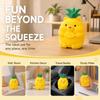 Slow Resilience Pineapple Bear Squishy Toy TPR Material Slow Rebound Toy Sensory Play