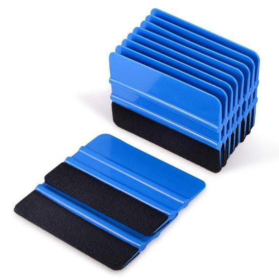 5Pcs Car Window Film Applicator Tool Professional Car Glass Tint Protective Film Felt Edge Squeegee Vinyl Wrap Scraper Installation Tool
