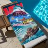 Classic Movie J-jaws Towel Beach Quick Dry Soft Pool Towels Gift for Travel Gym Shower Camping sports