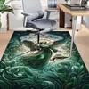 1PC Angel Fish Extra Large Non Slip Floor Carpet, Office, Family, Bedroom, Studio Large Area Rug Indoor Rugs, Vibrant Colors