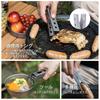 Grenzenloses Abenteuer Titan Kochplatte Topf Leichter Campingtopf Topf Brennen für Camping Kochen Greifer, Klemme, Greifer, Halter, Verhinderung, Rutschfest,