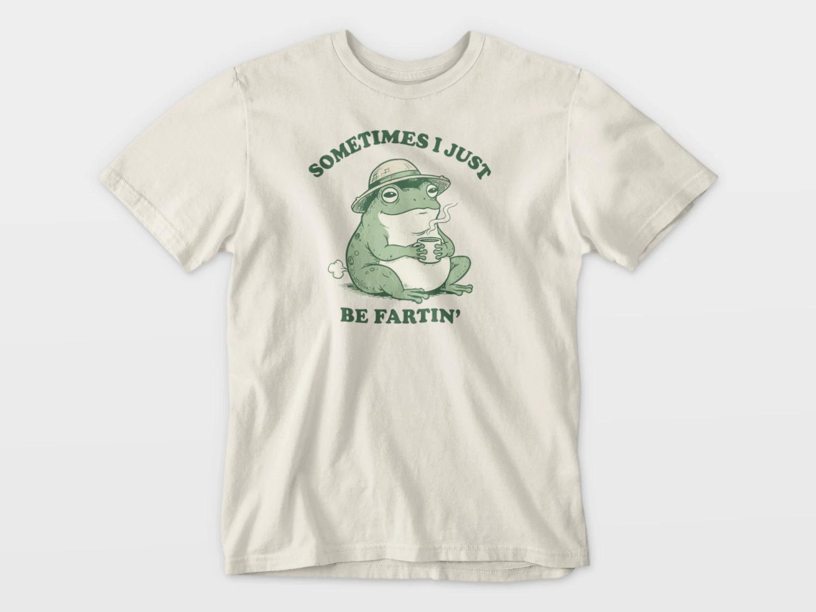 Sometimes I Just Be Fartin Shirt, Funny Frog T-shirt, Retro Frogcore tshirt, 3XL