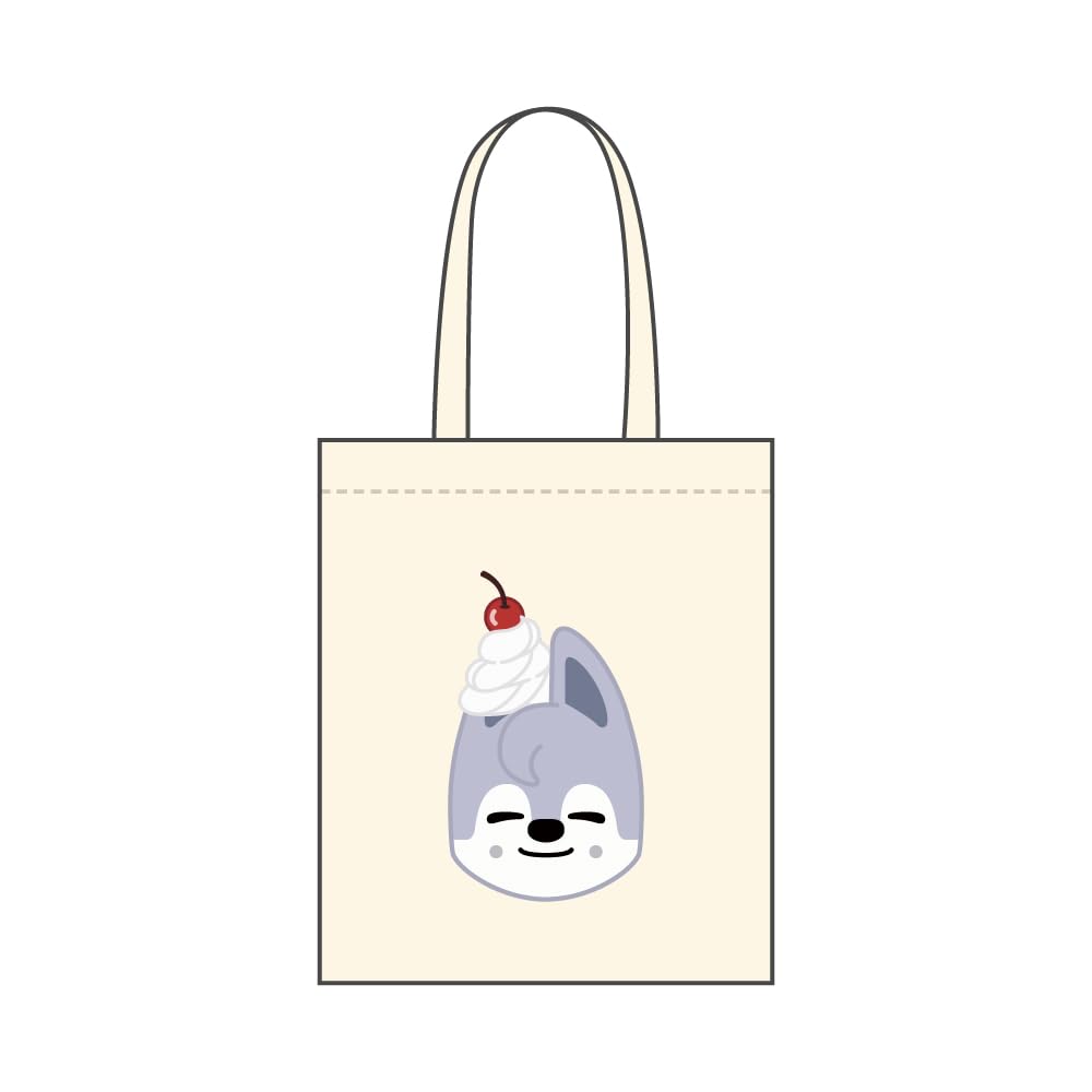

STRAY KIDS Canvas ECOBAG Canvas Eco Bag_ebl_skz_01 (WHITE_BANGCHAN)