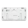 Seiko Clock Table Clock Alarm Clock Radio Wave Digital AC Type 3 Mode Display Switch Temperature and Humidity Display White Body Size: 12.6 X 23 X