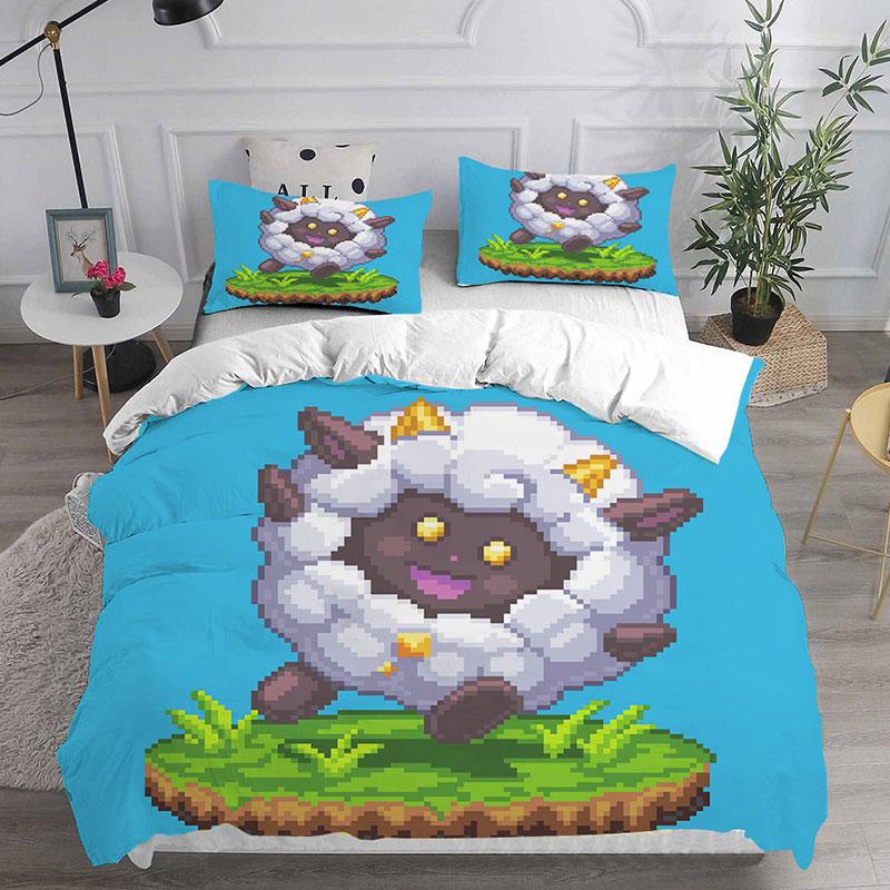 Gamer P-Palworld Bedding Sets Comforter Quilt Bed Cover Duvet Cover Pillow Case 2-3 Pieces Sets Kids Adult Size
