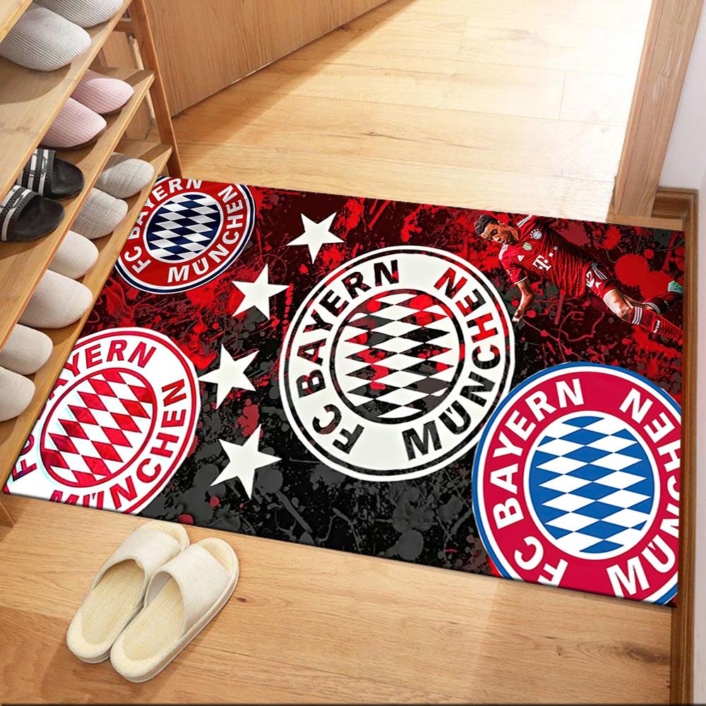 Bayern Munich Carpet Design for Hallway Dormitory Foyer Kitchen Anti-slip Rug Anime Office Decor Perfect Birthday/Christmas Gift Idea