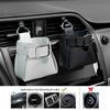 Car Air Outlet Clip Hooks Auto Interior Box Organizer Leather Pouch Storage Bag Phone Holder Cup Holder Pouch Cars Accessories