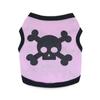 Pet Skull Print Cotton Vest for Cats & Dogs - Spring/Summer Halloween Style