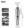 Carbide Hole Opener 16mm Size Metal Hole Cutter Durable Drill Bit  For Hard Metal