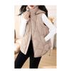 Women's Jacket Down Cotton Autumn and Winter Temperament Stand-up Collar Horse Clip Short Shoulders