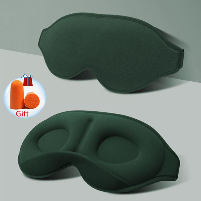Durable And Safe 3D Sleeping Mask 100% Blockout Light Sleep Mask For Eye Soft Eye Mask For Travel Eyeshade Night Breathable Blindfold Slaapmasker