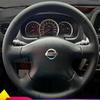 Ручне шиття, нековзке, чорна шкіра, кермо автомобіля для Nissan Almera N16 Pathfinder Primera Paladin X-Trail