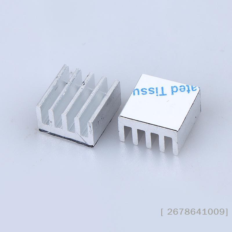 10Pcs 3D Printer A4988 Heatsink, 9x9x5mm Aluminum Cooling Block for Stepper Motor Driver,High Temperature Protection Accessory