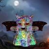 Cartoon Crafts Decor Iridescent LED Light Up Figurines Ornaments Halloween Spooky Festival Christmas Party Gift for Kids Friends