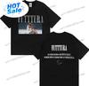Hot Singer Tini Futttura Tour Product Doublesided Printed Aesthetic Y2k Summer Print 100 Pure Loose Tshirt Black