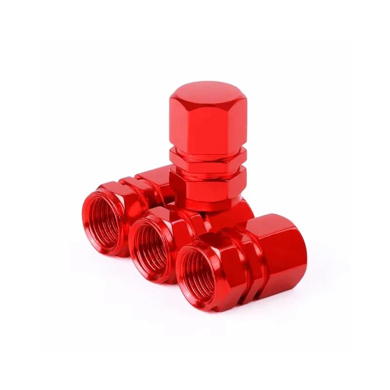 4PCS aluminum alloy car tire valve stem cap tire wheel rim valve cover dustproof and waterproof For Tesla Series car accessory