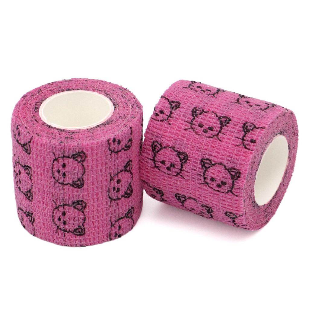 Self-Adhesive Pet Bandage: Hand-torn, Non-woven, Light, and Breathable Protection for Dogs and Cats Against Dirt Outdoors.