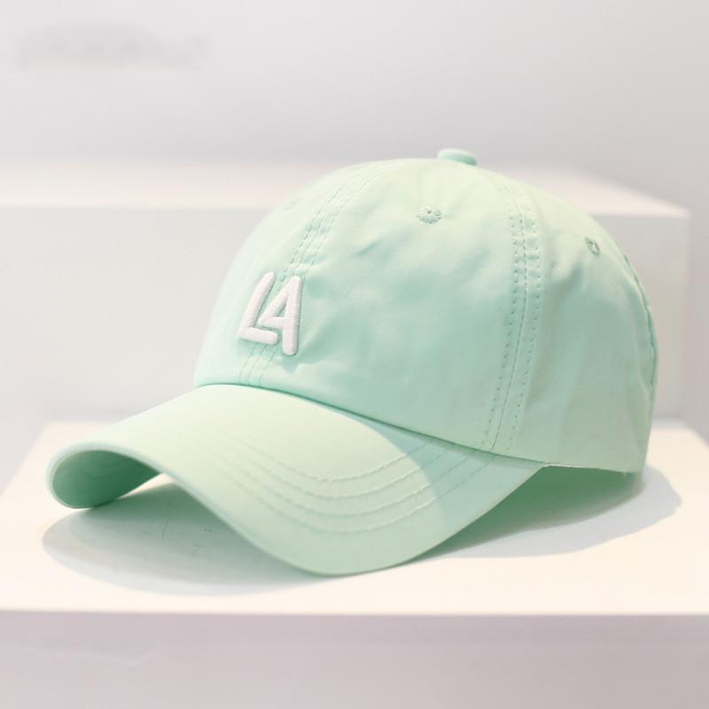 Cotton Baseball Cap For Women With Letter Embroidery Sun Protection For Spring Summer Casual Wear
