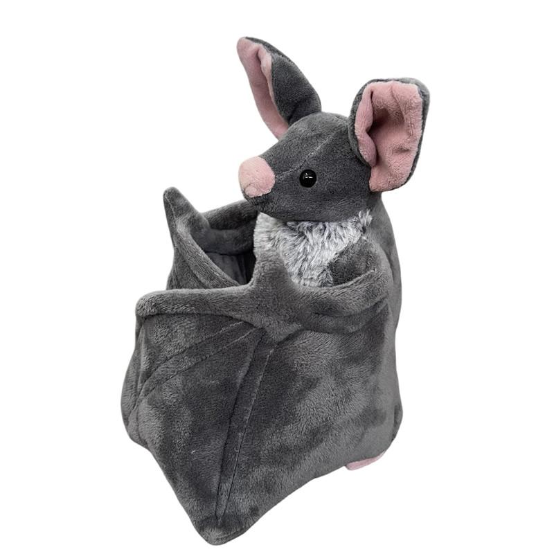 25cm Halloween Plushy Stuffed Bat Doll Plush Throw Pillow For Boys and Girls Christmas Halloween Decoration Holiday Gifts