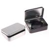 1PC Frosted Household Iron Storage Box Metal Box Tin Plated Container Empty Hinged Lid Small Empty Storage Box
