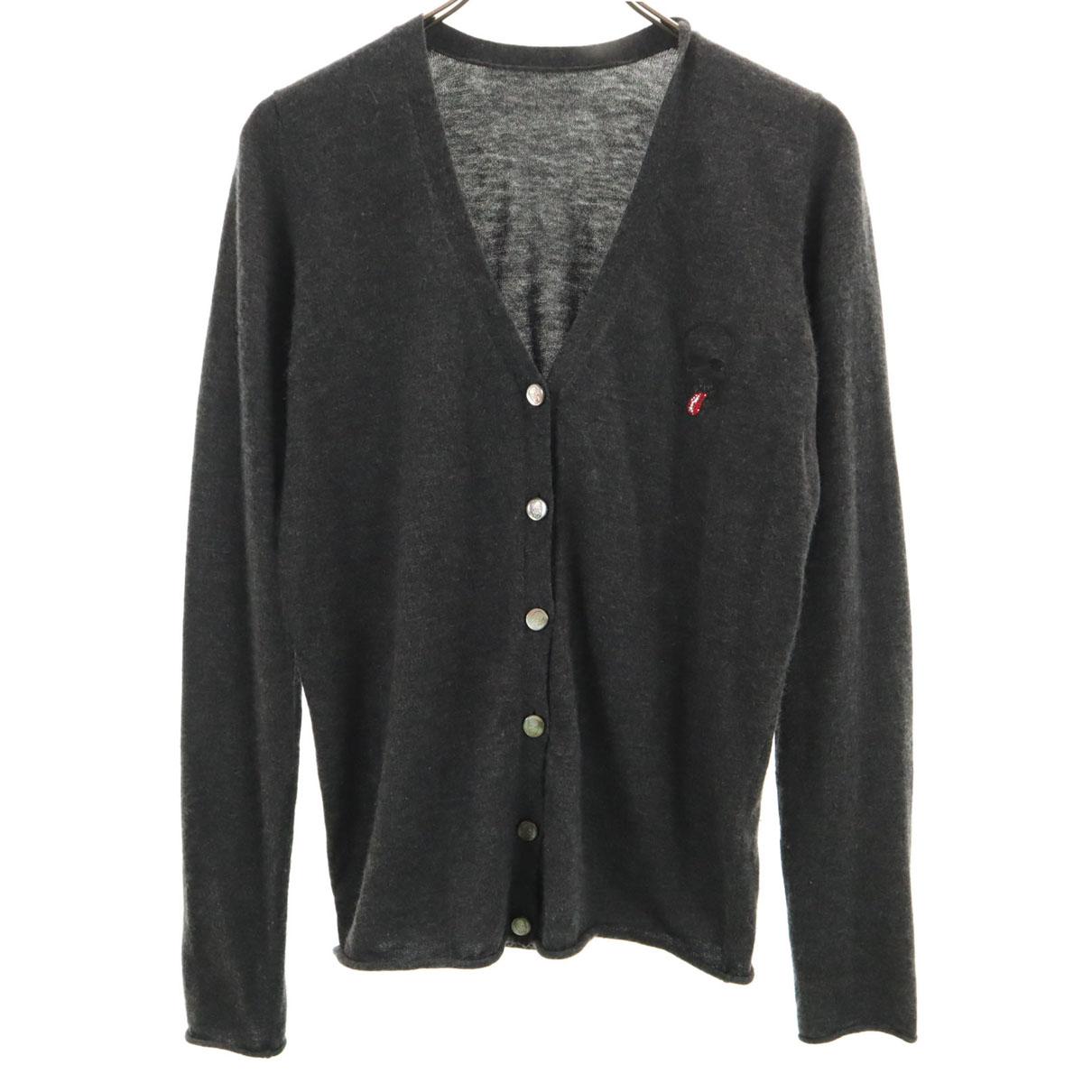 

Lucien Pellat-Finet Cashmere 100% Long sleeve V neck knit cardigan M Women Used