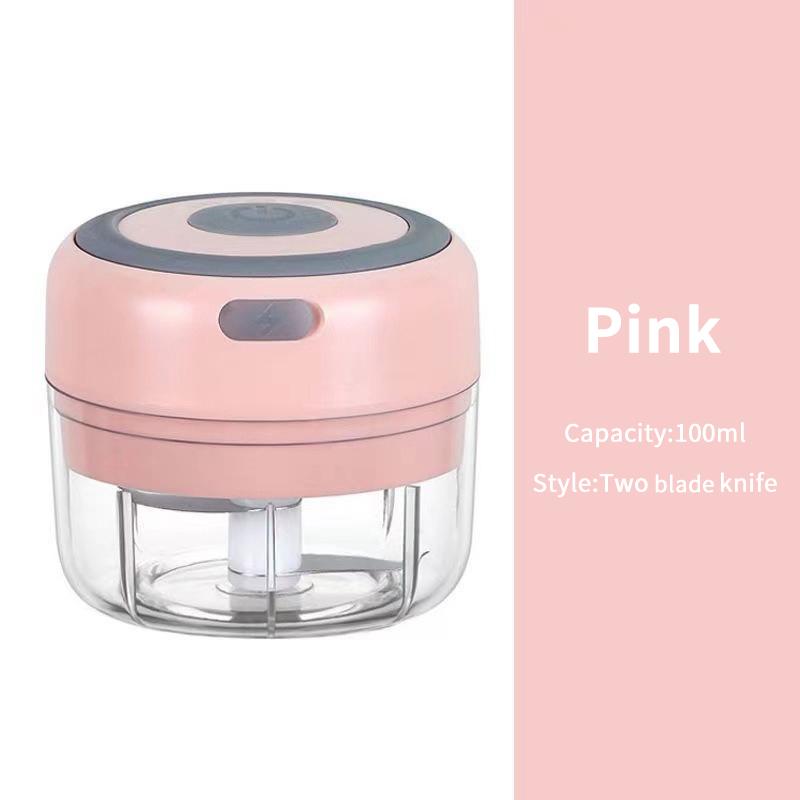 Multifunctional Electric Garlic Chopper 100/250Ml Portable Vegetable Grinder Onion Mixer Mashing Machine For Kitchen