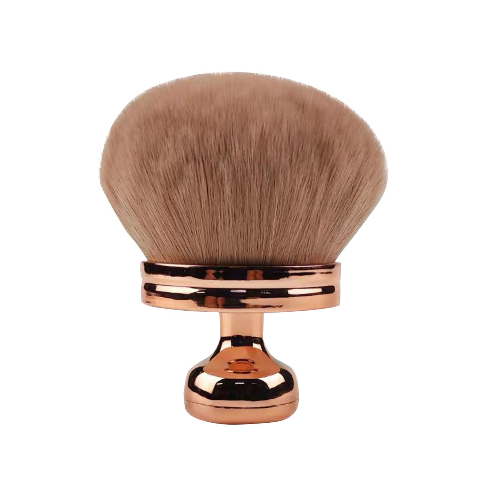 

Мягкая кисть для макияжа с одной головкой, многофункциональная кисть для пудры, пудры, меда, супербольшая кисть. One Size розового золота