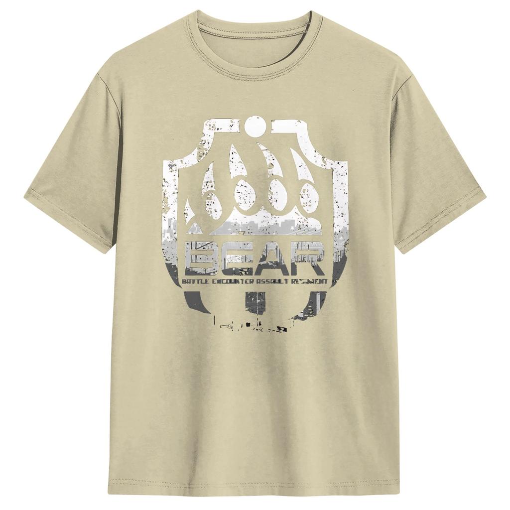Escape From Tarkov T-Shirt Sommer 100% Baumwolle T-Shirts Für Herren Locker T-Shirt Kurzarm Y2K Retro Kleidung