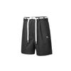 X Liu Wen Solid Color Drawstring Casual Shorts Women Shorts Black 59901501
