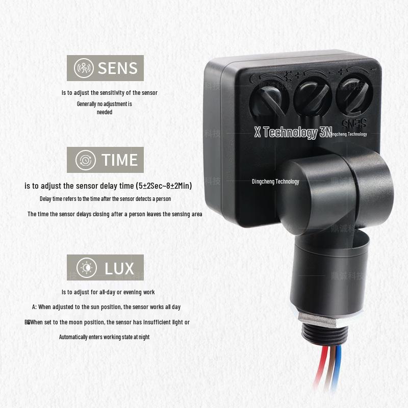 Compact Infrared Sensor Floodlight with Apple-Sensor Technology