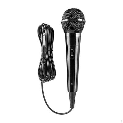 Kabelgebundenes Karaoke-Mikrofon, 200 cm langes Kabel, Nierencharakteristik, robustes dynamisches Handmikrofon