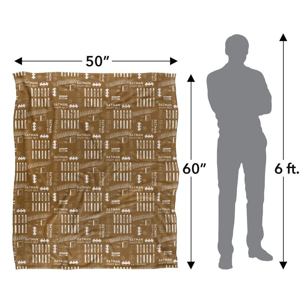 Batman Utility Belt Schematic Blanket