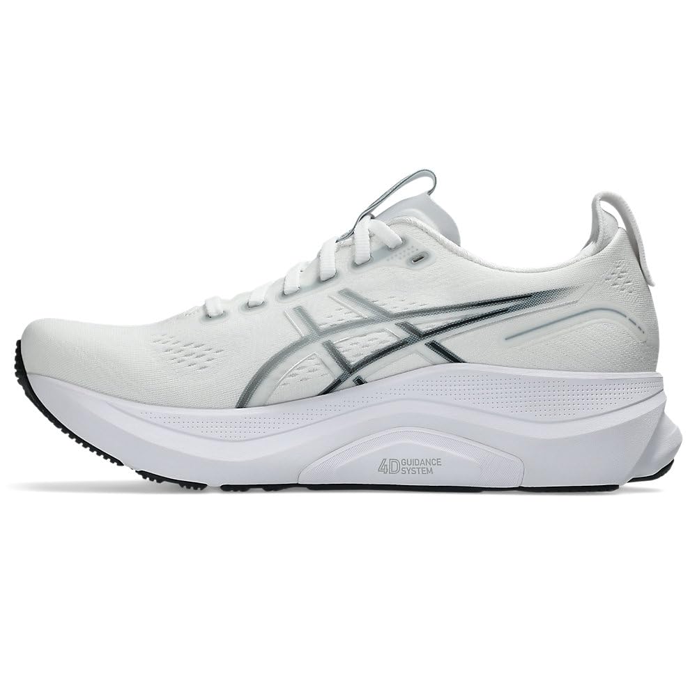 Asics Offizieller Store Exklusiv 32 Laufschuhgröße Silber GEL-KAYANO Schuhe, Herren, 25.5, 2E, Weiß/Rein