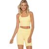 Women's Summer Yoga Set: Comfortable Sling Vest + Shorts for Morning Runs and Gym