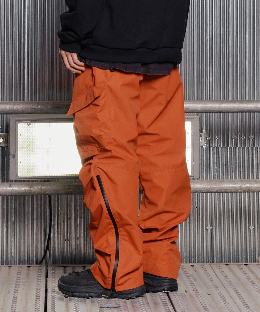 GRAILZ Pintuck Nylon Pants [Dark Orange]