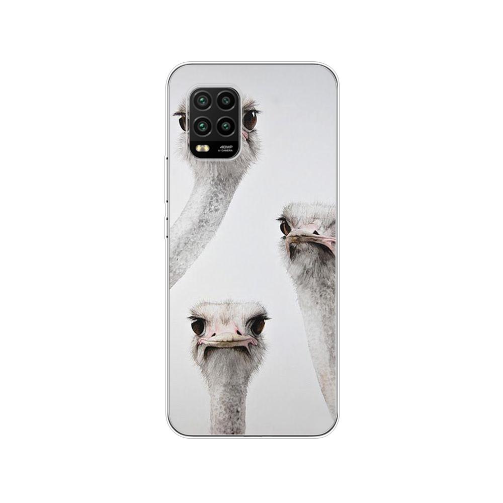 For Xiaomi Mi 10 Lite Case 6.57" Soft Silicon Tpu Cover For Xiaomi Mi 10Lite 5G Mi10Lite Phone Back Shell Bumper Funda