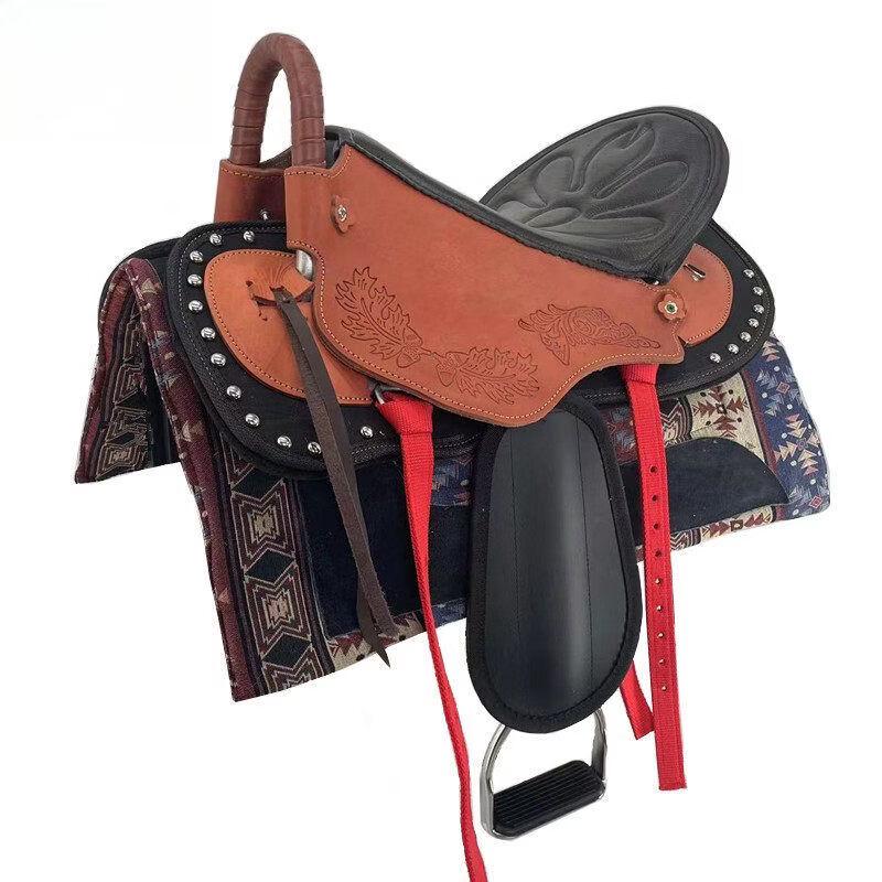 Premium Leather Horse Saddle & Tack Set