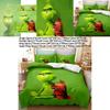 The Grinch Cartoon Character 3d Printed Duvet Cover Set For Modern Bedroom Decor