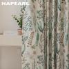 1PC NAPEARL Natural Hand-painted Printed Curtains Nordic Ins Style Blackout Curtains for Bedroom Living Room Balcony Window for Home Decor