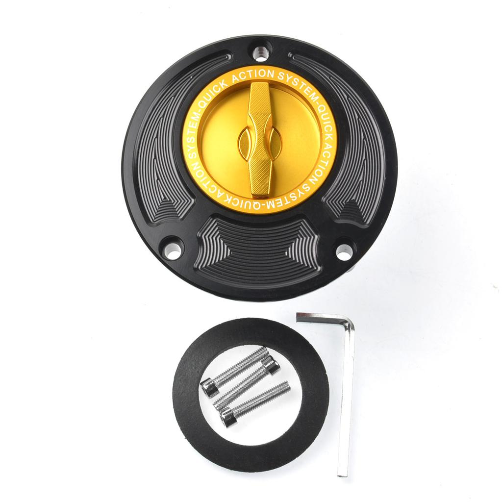 Aluminum Fast Gas Fuel Filler Cover Motorcycle Quick Open Tank Cap For Yamaha MT10 MT-10 MT10SP 2016-2025