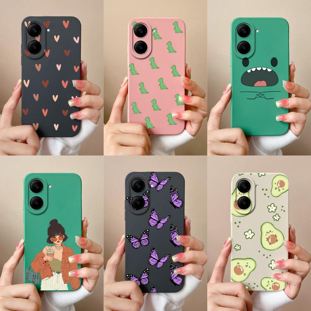 Case For Xiaomi Redmi A5 Avocado Love Heart Camera Protection Non-slip Personalized Simplicity Liquid Shell For RedmiA5 Cover