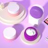 1/4Pcs Toiletry Travel Container Silicone Refillable Cream Jar Travel Container With Transparent Bag Leak Proof Travel Accessory